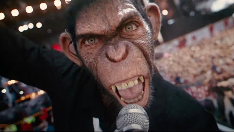 Трейлер байопика «Быть лучше: История Робби Уильямса»: Поющая обезьянка