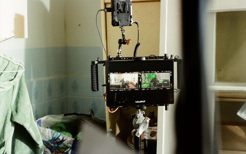 Фото со съемок сериала «Радар»