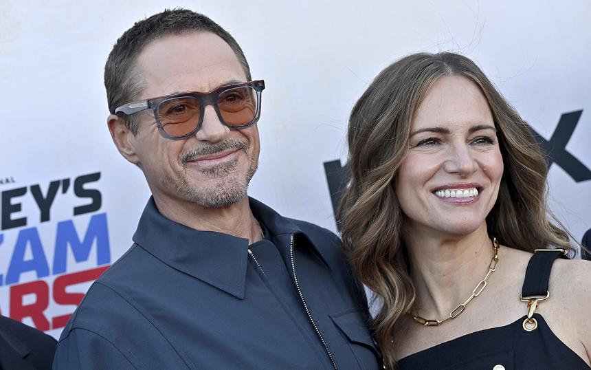 Роберт Дауни мл. с женой