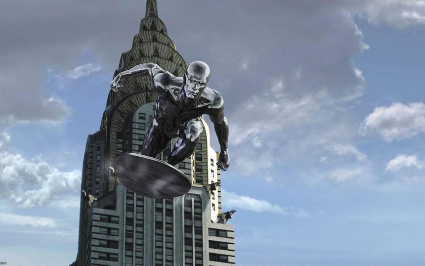 Фильм «Фантастическая четверка: Вторжение Серебряного серфера»