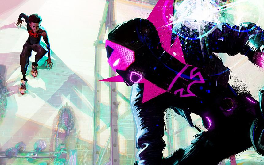 Кадр из мультфильма «Человек-паук: За пределами вселенной»