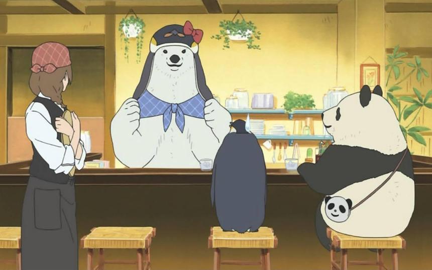 Аниме «Кафе „У белого медведя“»