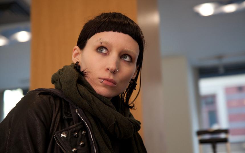 Кадр из фильма «Девушка с татуировкой дракона»