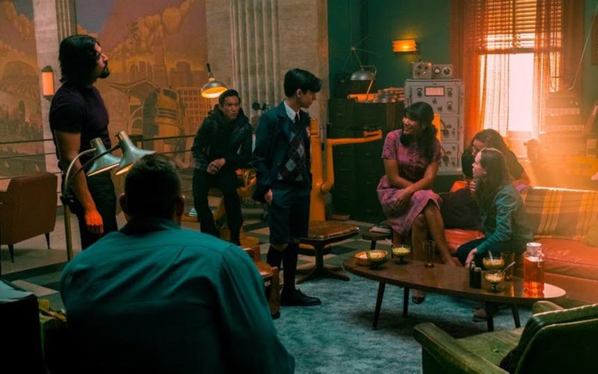 Кадр из сериала «Академия „Амбрелла“»