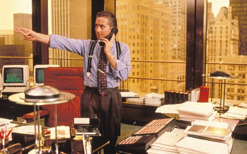 Кадр из фильма «Уолл-стрит»