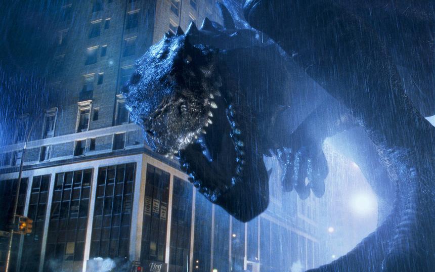 Кадр из фильма «Годзилла»