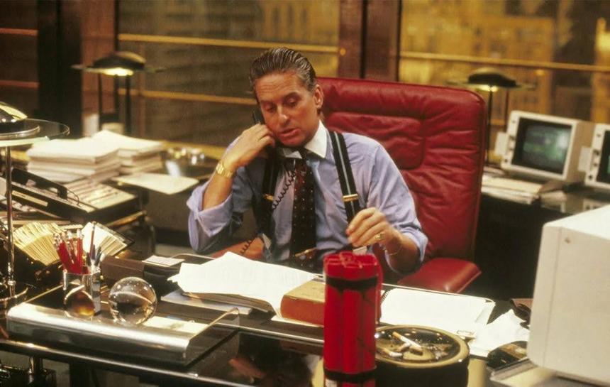 Кадр из фильма «Уолл-стрит»