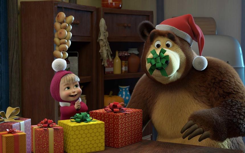 Мультфильм «Маша и Медведь: 12 месяцев»