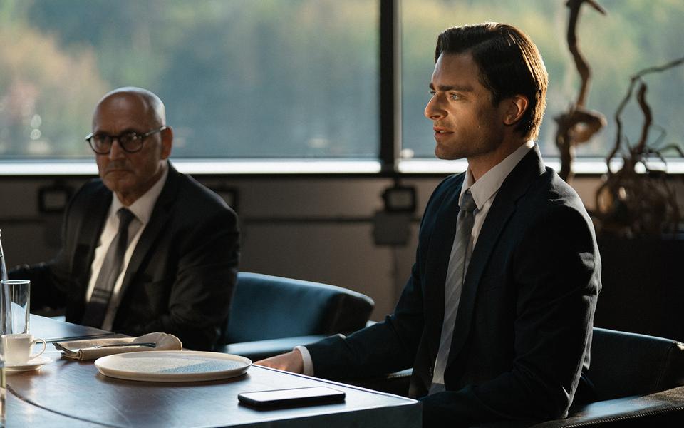 Кадр со съемок сериала «Черная любовь»