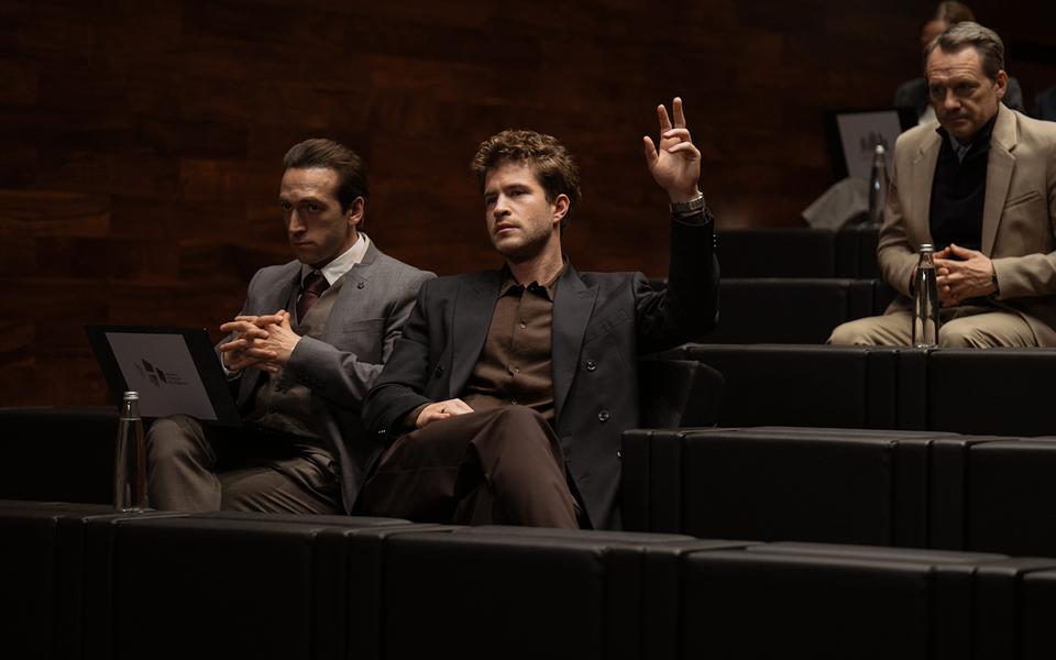 Кадр со съемок сериала «Черная любовь»