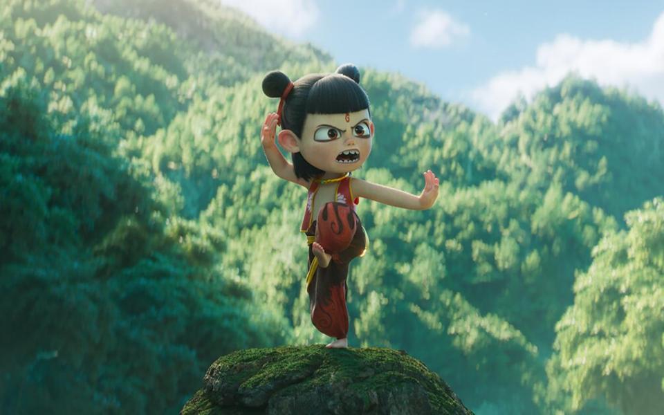 «Нэчжа побеждает Царя драконов»