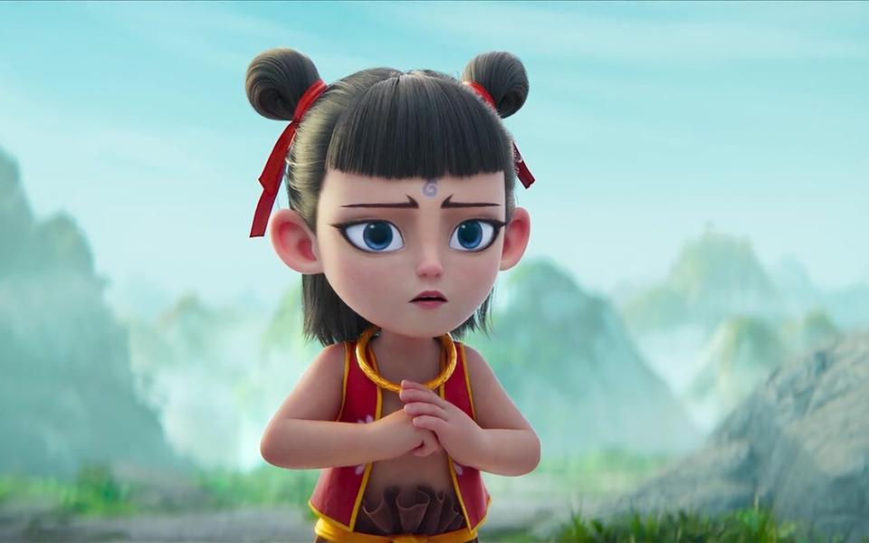 «Нэчжа побеждает Царя драконов»